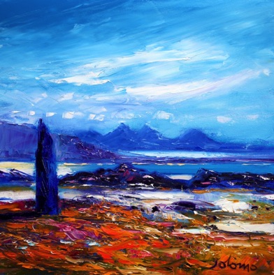 Standing stone Isle of Colonsay 16x16